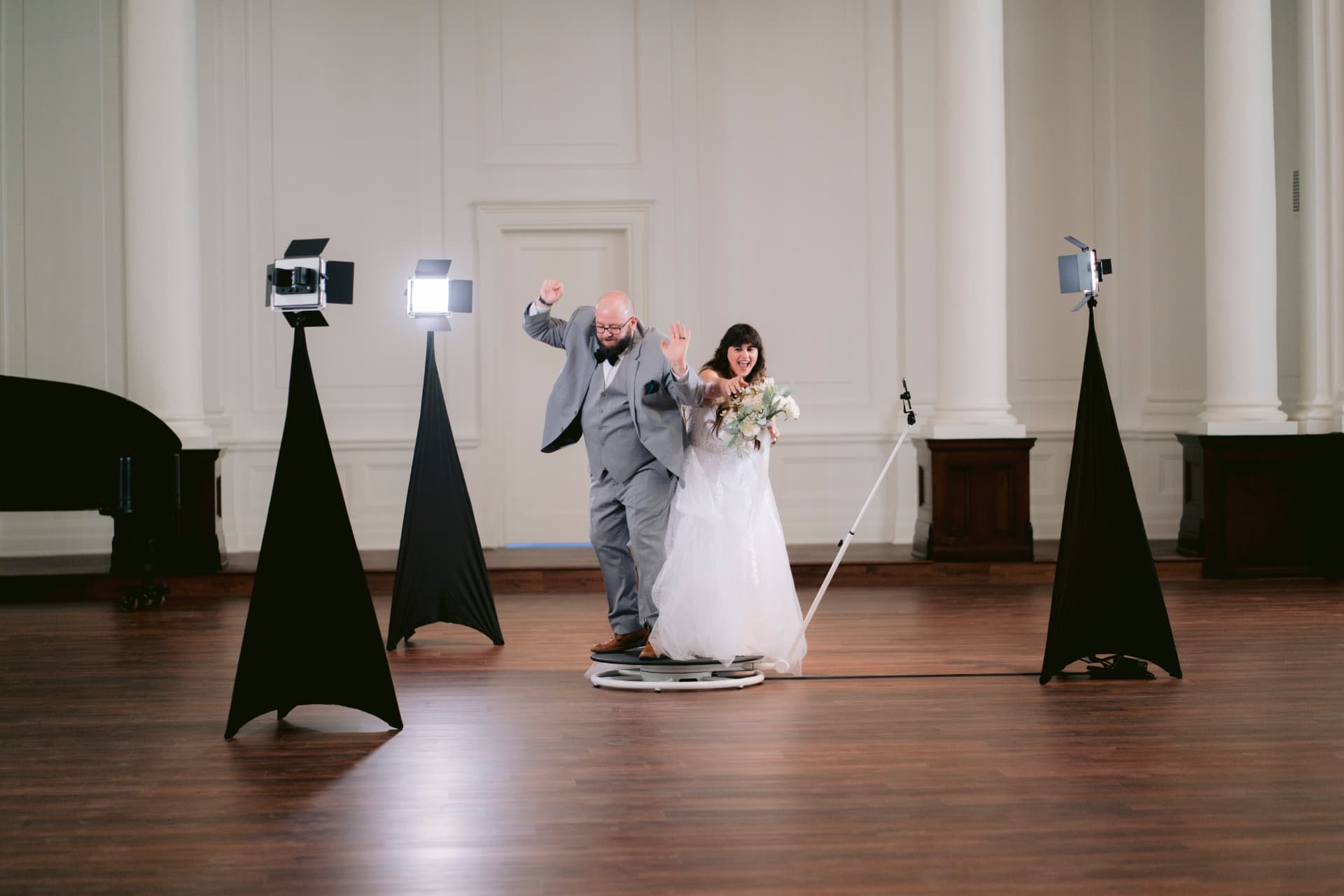 360 Video Booth photo booth at an Atlanta event